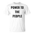 パワー・トゥ・ザ・ピープル Tシャツ