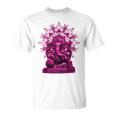 ピンク 象 ヒンドゥー教 ガネーシャ オーナメント Tシャツ
