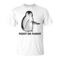 ファイト・オア・フライト・ファニー・ペンギン・パンク Tシャツ