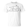 フレンチブルドッグ ヨガ 犬 Frenchie Tシャツ