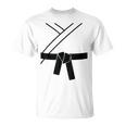 ブラックベルトコスチューム 空手着 柔道 テコンドー カンフー 武道 Tシャツ