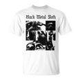 ブラックメタル ナマケモノ 笑える 邪悪 フェス バンド コンサート Metalloth Music Tシャツ