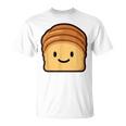 ベーカリー パン ブリオッシュ シンプルでミニマルなユーモア ブリオッシュ Tシャツ