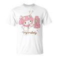 マイメロディ でんわ ライトカラー Tシャツ