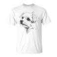 マルチーズ 犬 グラフィック ペット アートワーク マルチーズ Tシャツ