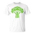 ミニマリスト かわいい ブロッコリー シンプルな野菜 ブロッコリー Tシャツ