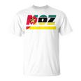 モザンビークデザイン。国旗付きモザンビーク衣装 Moz Tシャツ