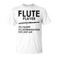 ユーモラスなフルート 愛好家 ステートメント皮肉なフルート 面白い Tシャツ