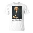 ヨハン・セバスティアン・バッハ 作曲家 クラシック音楽 Bach Composer Classical Music Tシャツ