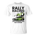 メンズ ラリーレース 父 ファニー ラリーカー レーシング お父さん Tシャツ