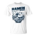 ラーメンは人生、マンガアニメオタクジャパンかわいいラーメン Tシャツ