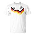 レトロなドイツシャツサッカージャージードイツ Tシャツ