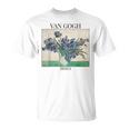 ヴァン・ゴッホ アイリス 印象派 アート絵画 ヴィンセント・ヴァン・ゴッホ Tシャツ