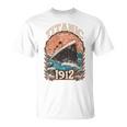 ヴィンテージ 1912年4月 Rms タイタニック アンティーク調クルーズデザイン Tシャツ