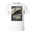 ヴィンテージ Rms タイタニック 1912 クルーズ歴史ポスター 記念品 長袖tシャツ Tシャツ