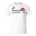 ヴィンテージ ラハイナ マウイ ハワイ ビーチ レトロ ハワイアン 70年代ギフト Tシャツ