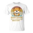 ヴィンテージ 面白い Baby Doge Millionaire Miner Baby Doge 長袖tシャツ Tシャツ