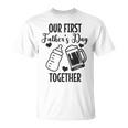 初めての父の日 Together Beer First Time Dad Tシャツ