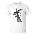 南米のペルーナスカラインハチドリコンドルのシルエット。 Tシャツ