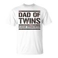 双子の父 父の日 双子のお父さん おもしろい 双子の父 Tシャツ