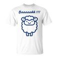 小さな羊 かわいいシンプルなミニマリストの動物 羊 Tシャツ