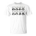 愛らしいパンダ柄かわいい動物デザイン 長袖tシャツ Tシャツ
