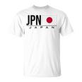 日本国旗 日本の国コード Jpnports Games アスリート Tシャツ