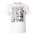 昆虫コレクション 種 虫 ビンテージ チャート 昆虫学 Tシャツ
