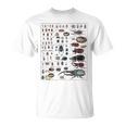 昆虫コレクション種ヴィンテージバグチャート昆虫学 Tシャツ