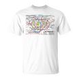 東京地下鉄地図 地図 東京地下鉄 Tシャツ