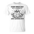 毎日、何かをすべきことがある、ウエスタンカウボーイのカエルのミーム Tシャツ