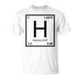 水素シンボルコスチューム。 Tシャツ