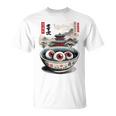 浮世絵ジャパン オカルトホラー ハロウィン 妖怪ラーメン エステ Tシャツ