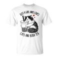 猫が大好きな女の子とボバティーラグドール猫好き Tシャツ