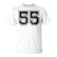 番号 55 Tシャツ