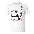 半袖 知らんけど パンダ おもしろい 文字 個性的 夏 プレゼント 贈り物 前面プリント スポーツ ユーモア ギャグ Tシャツ