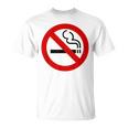 禁煙シンボル ノベルティ 禁煙サイン Tシャツ