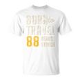 米寿祝い 旅行好き 父 母 男性 女性 88歳 レトロ おしゃれ 文字デザイン Born To Travel 長袖tシャツ Tシャツ