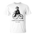 自転車に乗ったベートーベン ルートヴィグバン ベートーベン Tシャツ