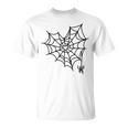 蜘蛛の巣 ハート かわいい ハロウィン ゴス Tシャツ