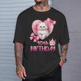 10歳の誕生日 ピンク かわいい 猫 Tシャツ 彼への贈り物