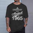 1965年8月に生まれた60歳の60歳のヴィンテージ Tシャツ 彼への贈り物