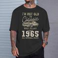 1965年生まれ、60歳の誕生日、クラシックカー Tシャツ 彼への贈り物