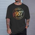 1967 Cumpleaños 58 Cumpleaños Cumpleaños 58 Años Camiseta unisex Regalos para él