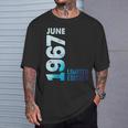 1967年6月、1967年レトロ、1967年ヴィンテージ限定版、1967年。 Tシャツ 彼への贈り物