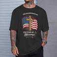250 Years Of Blessing 250Th Anniversary Christian Usa T-Shirt Gifts for Him