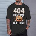 404 コスチューム未発見 ピクセルアート ハロウィンデザイン Tシャツ 彼への贈り物