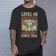 40歳の誕生日 男性 女性 40歳 1984年 装飾 面白い ギフト Tシャツ 彼への贈り物