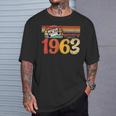 60 年代の誕生日パーティー パーティー 62 歳の誕生日ヴィンテージ 1963 Tシャツ 彼への贈り物