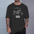 60 歳の誕生日男性オートバイ バイクに乗る人 1965 Tシャツ 彼への贈り物
